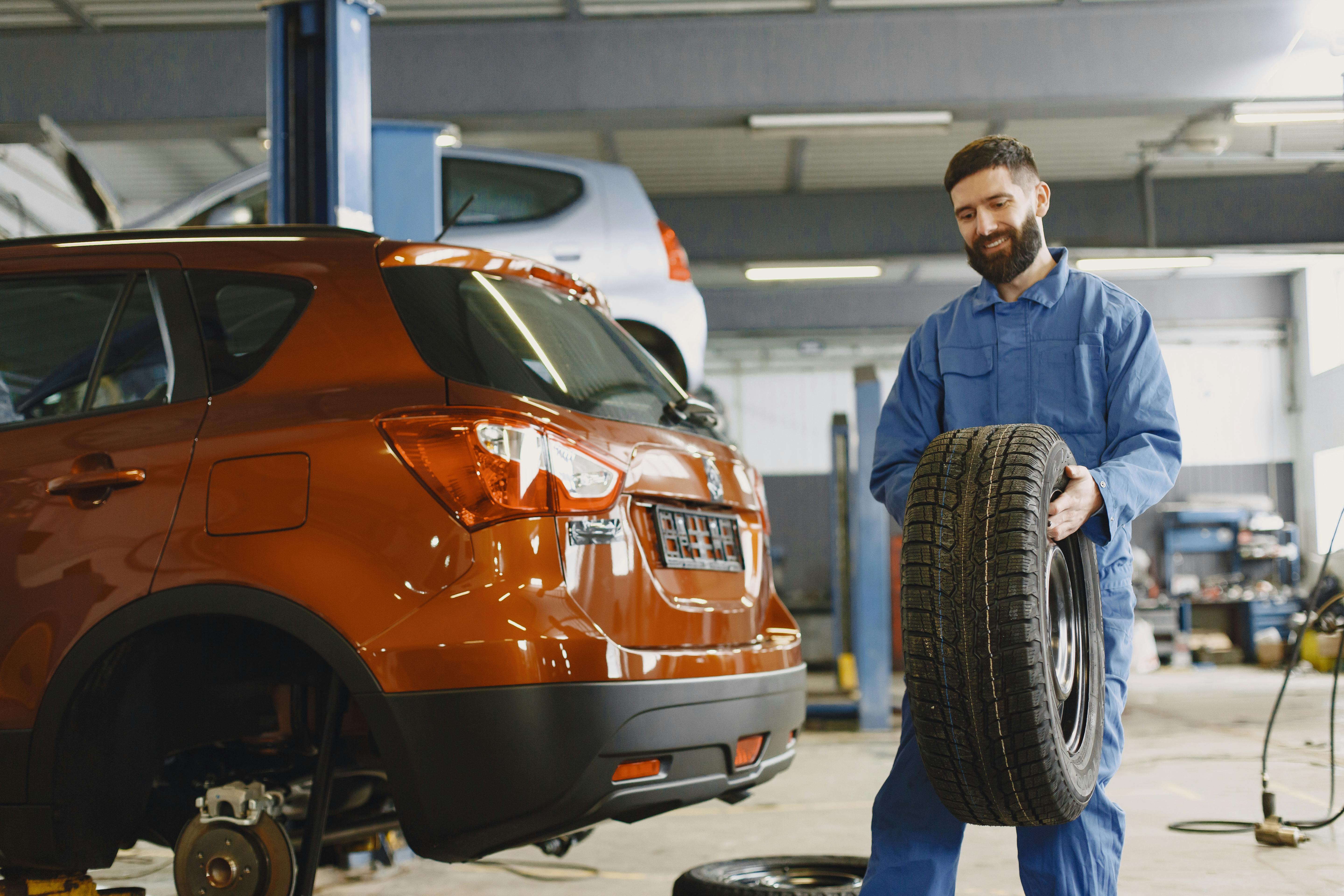 MOT failure - tyre check at a UK test centre